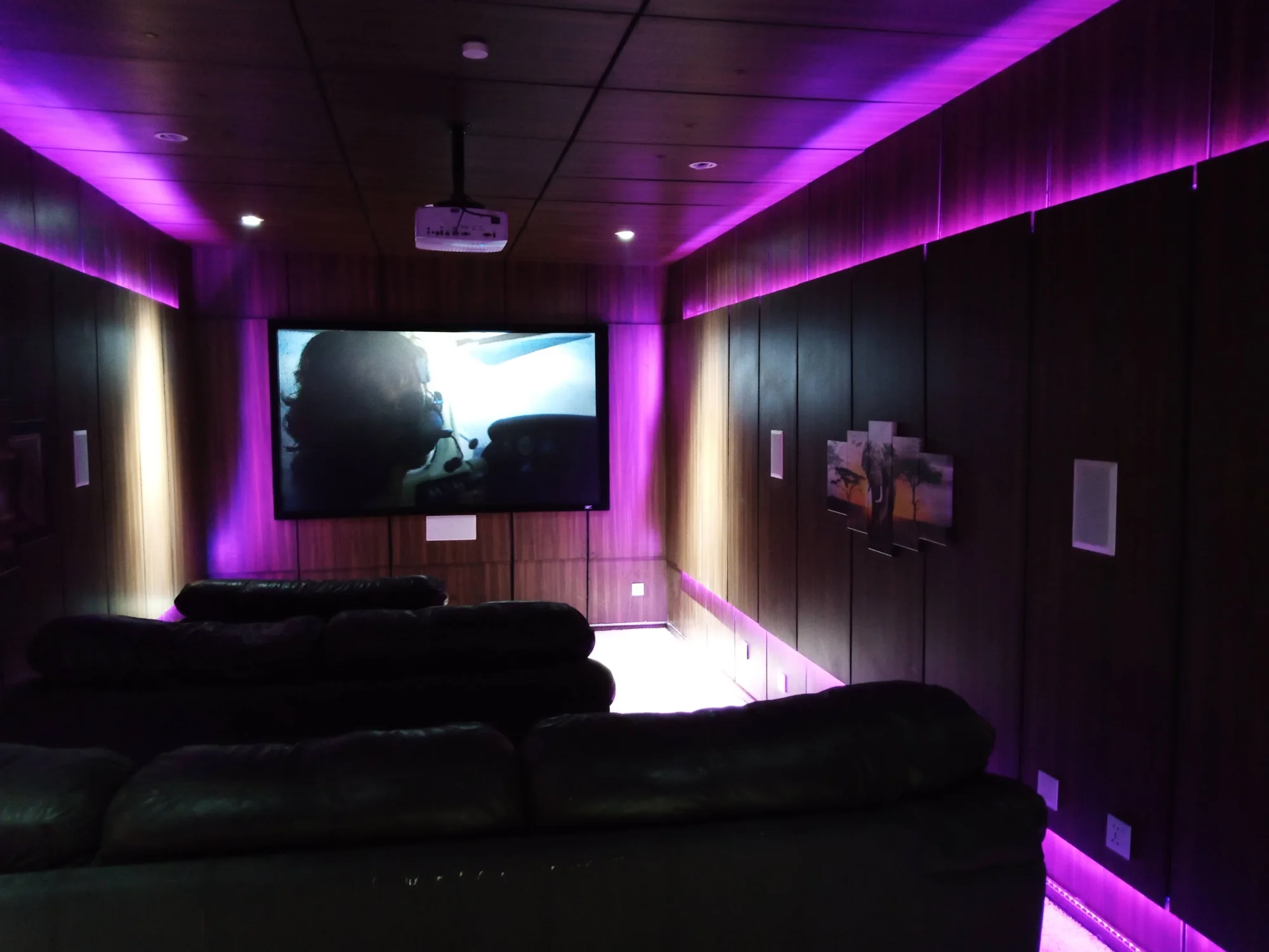Completed Ujax home cinema and Multi-Zone Sound System installation